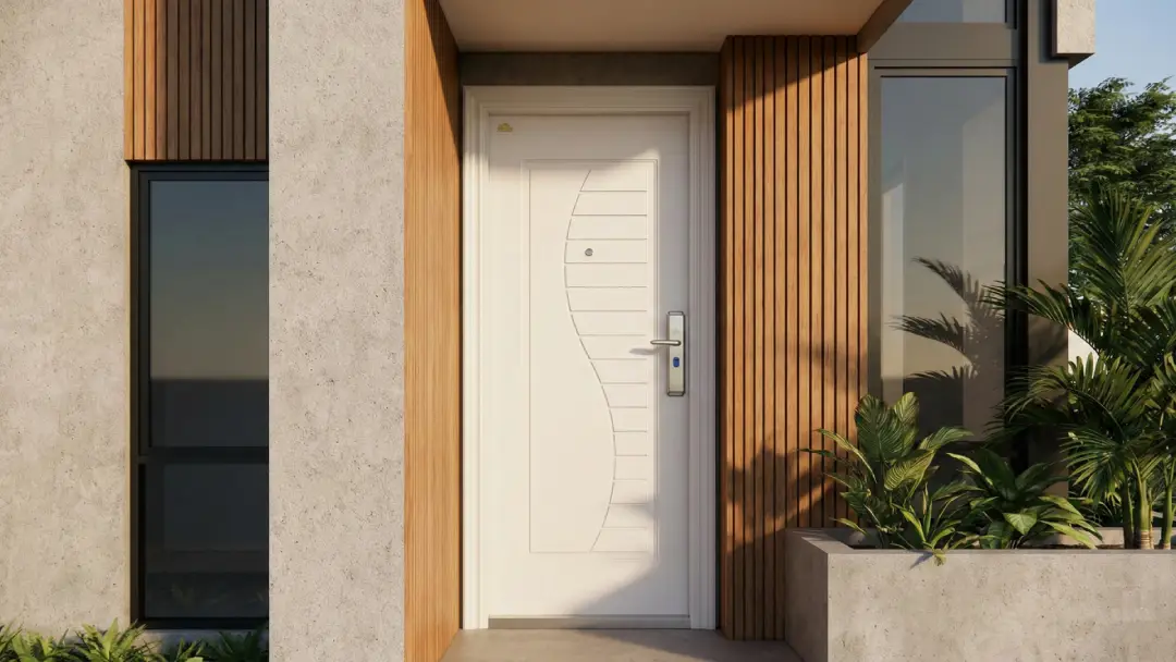 pintu baja minimalis